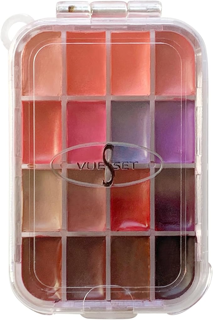 Bella - 16 Sections small Empty lipstick palette depotting makeup container