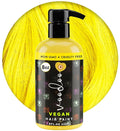 MOEHAIR Semi-Permanent Hair Color | Yellow Hair Dye 8 Oz | No Ammonia, Sulfate or Paraben | Easy-to-use & Apply at Home | Vegan & Cruelty-Free | Voodoo Sunny Hair Color | Neon Yellow Hair Dye