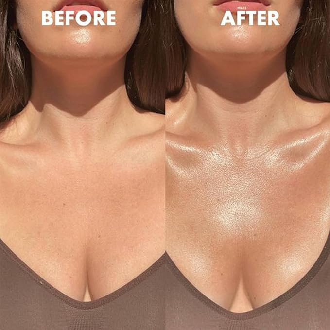 PHOERA Body Luminizer Highlighter, Waterproof Moisturizing and Glow For Face & Body, Face Body Glow Illuminator (104 Sparkle Pink)