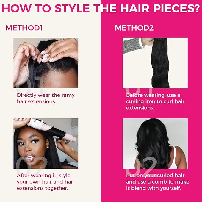 Lashey Clip in Hair Extensions Real Human Hair, 14 Inch 7pcs 120g #1 Jet Black, Straight Remy Human Hair Clip in Natural Thick Hair for Black Women