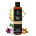 Onion Hair Oil with Rosemary & Argan – Natural Hair Oil for Hair Growth, Dandruff & Itchy Scalp – Vitamin E, Jojoba Oil – Sulfate-Free, Paraben-Free – 6.76 fl oz