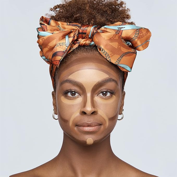 Ruby Kisses HD Concealer & Foundation Flawless Full Cover Brush Face Makeup (Medium Bisque)