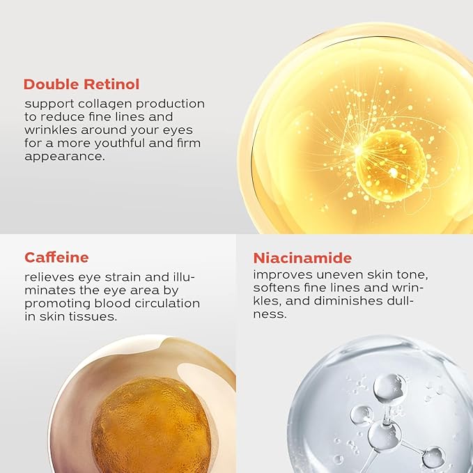 Retinol Night Eye Cream | Anti Aging Eye Cream | Moisturizer Eye Cream | Suitable for All Skin Types | 0.5 FL.OZ