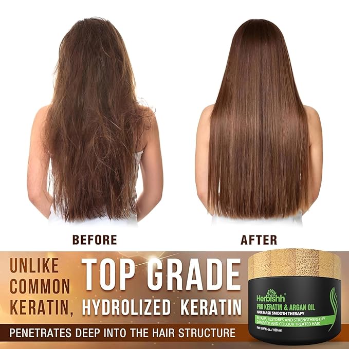 Herbishh Ultimate Hair Color Kit (2 Pcs Grape Red + 1 Argan Mask) for Grey Hair - Permanent, Long-Lasting, Easy-to-Apply Color Shampoo for Men and Women