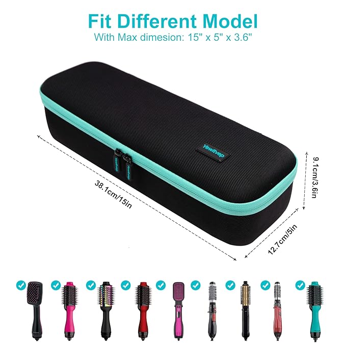 Blow Dryer Brush in one Hard Case, Yewltvep for One-Step Hair Dryer & Volumizer Original 1.0, Notice: This Case Unfits Plus 2.0