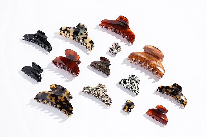 France Luxe Mini Oval Claw Clip - Mojave