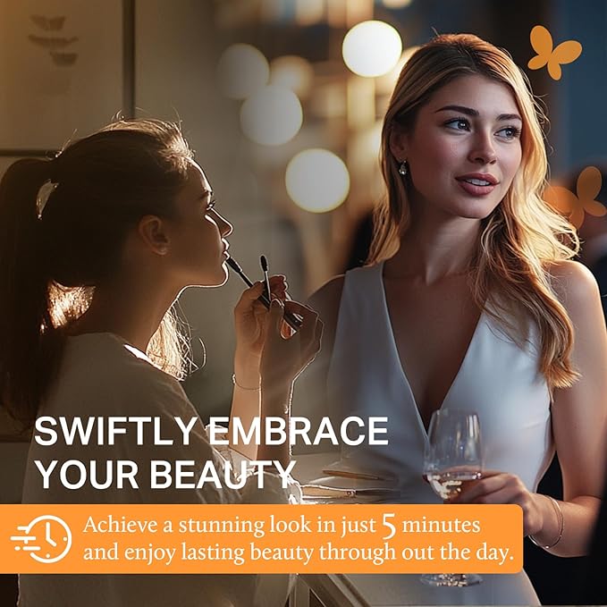 DOORES Clip in Hair Extensions, 75g 5pcs Balayage Dark Brown to Chestnut Brown 16 Inch Real Human Hair Extensions Clip in Natural Straight Hair Extensions
