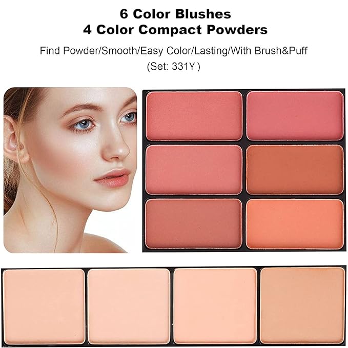 M 58 Color Professional Makeup pallet, Makeup Kit for Women Full Kit, All In One Makeup Kit Set, Makeup Gift Set for women girls (331N)