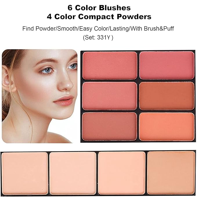 M 58 Color Professional Makeup pallet, Makeup Kit for Women Full Kit, All In One Makeup Kit Set, Makeup Gift Set for women girls (331Y)