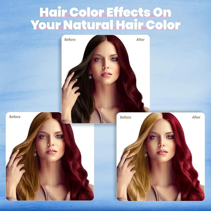 IIIMEIDU Hair Dye Shampoo 3 in 1 for Grey Coverage, Herbal Ingredients Shampoo Hair Dye for Women Men 500ml