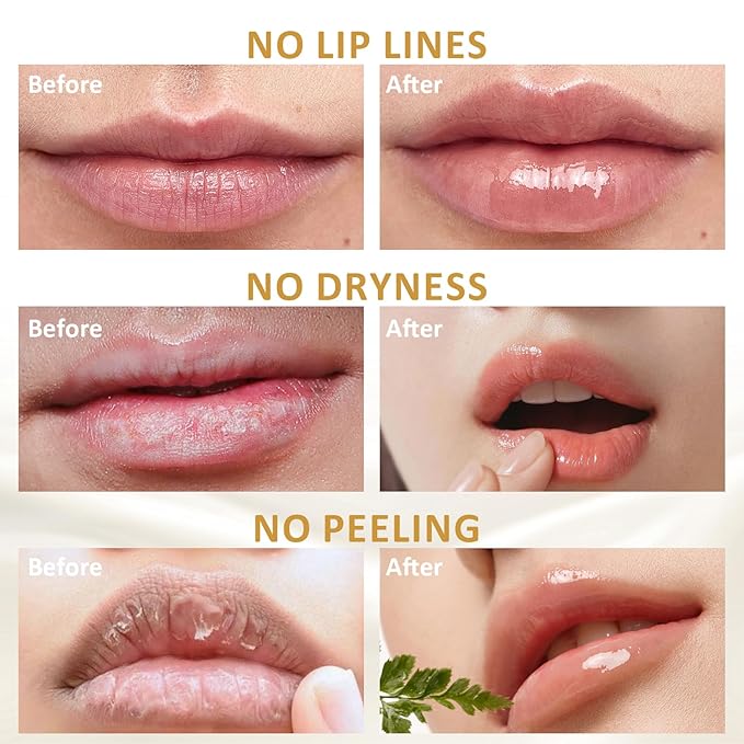 DMSKY Bee Lip Balm Honey Pot 12 PCS, Propolis Lip Mask Overnight, Moisturizing Hydrating Lip Sleeping Mask Prevention Dry and Cracked, Reduce Lip Lines