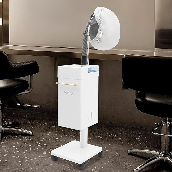 Professional Hair Steamer with Wheel, Nano Hair Steamers Processor, Stand Up Base Salon Spa Equipment, for Home, Hairdressing Salons, Beauty Hospitals