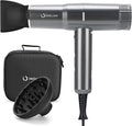 Hair Dryer with Diffuser, IG INGLAM 1875W Professional Ionic Blow Dryer, 110, 000 RPM High-Speed Brushless Motor, Auto-Clean, 3 Heat Settings & 3 Speed & Cool Shot Button Settings for Easy Home/Travel