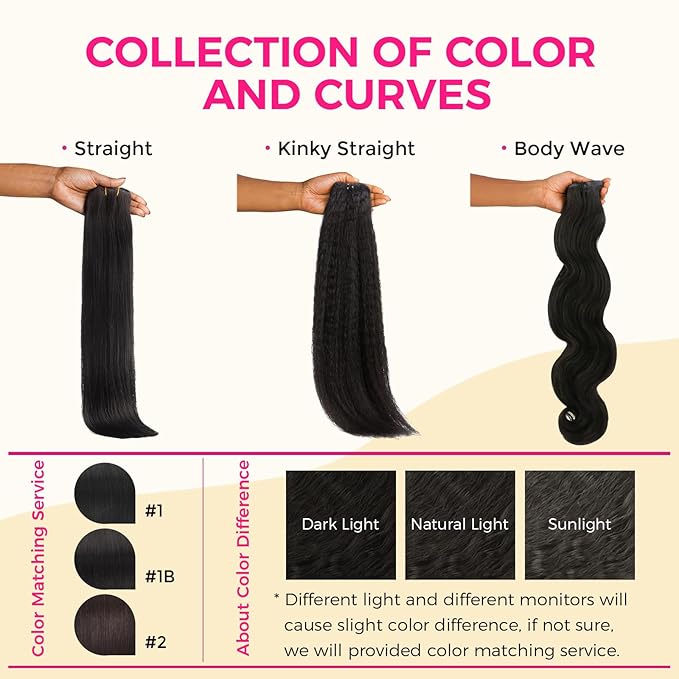 Lashey Seamless Clip in Hair Extensions Human Hair 150g 9pcs 20 Inch Kinky Straight Natural Black Real Human Hair Clip in Hair Extensions with Soft PU Weft
