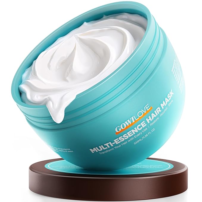 5X Penetration Hair Mask with 5 Botanical Oils, HA-Infused Hair Treatment for Ultra Moisture & Hydration, Dual-Protein Biomimetic Repair Keratin Conditioner, Deep Nourish Care for Damaged, Dry Hair