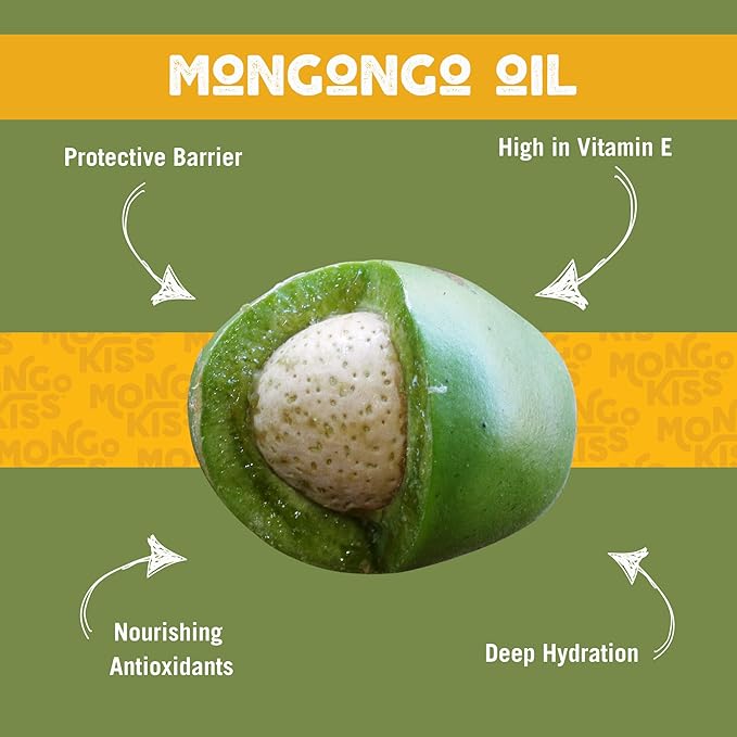 Eco Lips Mongo Kiss Organic Lip Balm 7 Pack - Blood Orange, Black Cherry, Pomegranate, Vanilla Honey, Peppermint, Strawberry Lavender, Yumberry | Mongongo Oil to Soothe & Moisturize Dry, Cracked Lips