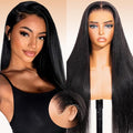 Arabella 13x6 Glueless Wigs Human Hair Pre Plucked Pre Cut Lace Upgraded Ear to Ear Full HD Lace Front Wigs Human Hair 210% Density Straight Wear and Go Glueless Wig Drawstring Wig Human Hair 20 Inch