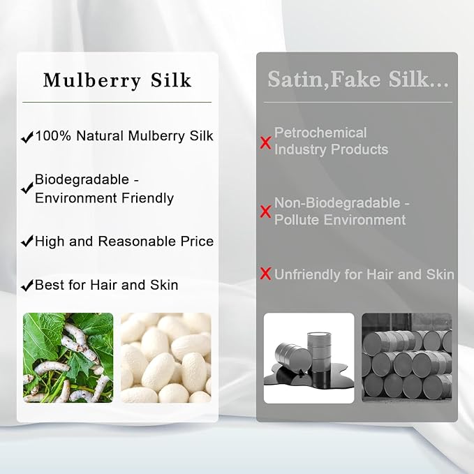 ZIMASILK 100% Pure Mulberry Silk Pillowcase for Hair and Skin Health,Soft and Smooth,Both Sides Premium Grade 6A Silk,600 Thread Count,with Hidden Zipper,1pc (Queen 20''x30'',Slate Blue)
