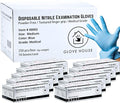 [250/Box] Glovehouse Nitrile Gloves, Medical Gloves, Powder-Free, Latex-Free, Disposable, Tattoo Artists & More