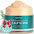 Scalp Scrub, Biotin 2-in-1 Scalp Exfoliator Scrub Clarifying Detox Shampoo with 3% Salicylic Acid & Tea Tree for Dandruff, Build Up, Itchy Scalp, Oily Hair & Dry Scalp Treatment with Scalp Massager