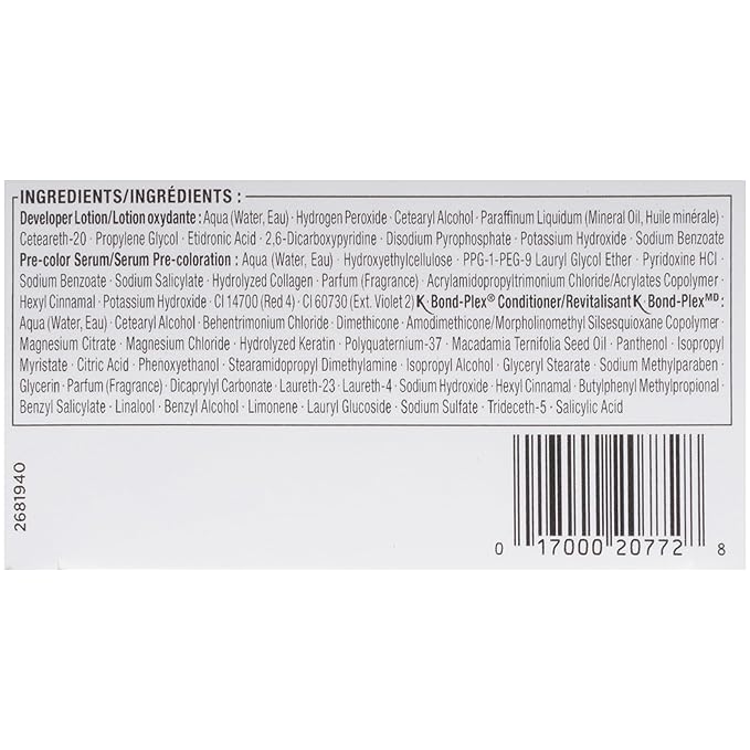 Schwarzkopf Keratin Color Permanent Hair Color Cream, 4.68 Dark Auburn, 1 Kit