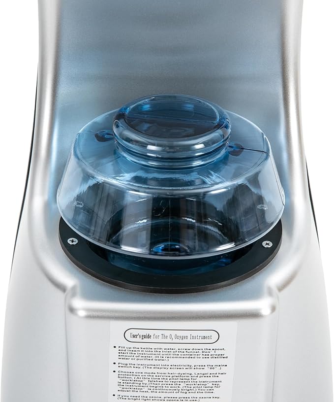650W Ozone Hair Steamer Machine, Adjustable Height Hooded Heating Steamers w/Brake Wheels, Multifunctional Treatment-Heated Micro Mist Steamer for Home Salon Spa