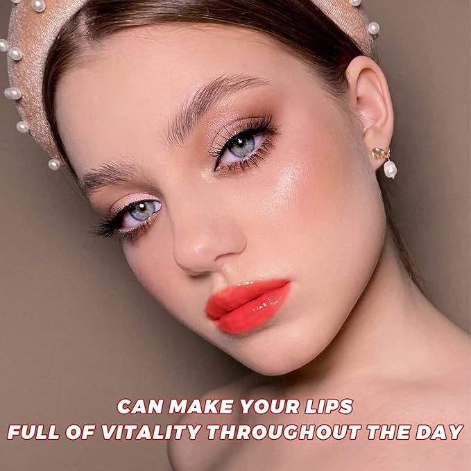 Lip Glow Oil Set, 2 Pcs Comforts Plumping Lip Oil, Refreshes Hydrating Lip Gloss Oil, Non-sticky Lip Plumper Gloss, Nourishing Lip Oil Tinted Lip Balm Lip Care, Soothes Tinted Lip Oil For Dry Lip