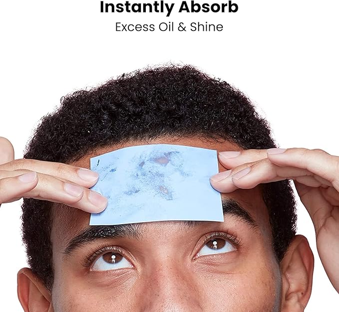 ROSELYNBOUTIQUE Oil Blotting Sheets for Face - 200 Organic Premium Flexible Silky Blotting Sheets Instant Oil-Absorbing Remove Excess Oil & Shine Oil Control Films