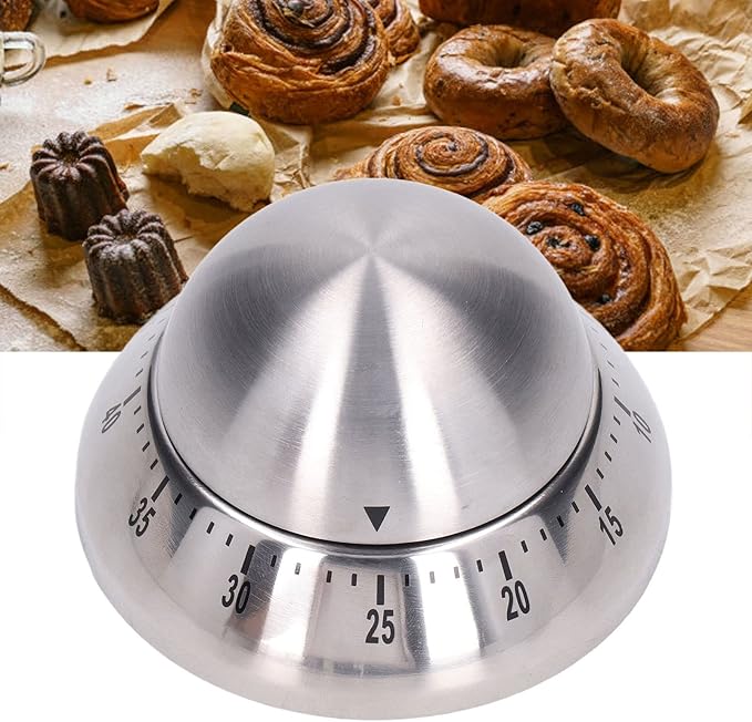 Cooking Timer Mechanical Waterproof Durable Corrosion Resistant Accurate Timing Reminder for Hair Color Processing,Kitchen Timer, Cooking, Baking, Kitchen Timer, Cooking Timer Mechanical Waterpr