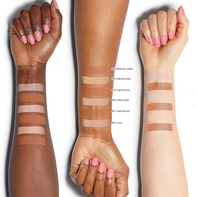 6 Colors Cream Contour Stick Makeup Kit, Shades with Highlighter Stick, Blush Stick and Double-End Bronzer Stick for Sculpt the Cheeks, Waterproof,Dewy & Matte Finish for Beginners (6 COLORS SET C)