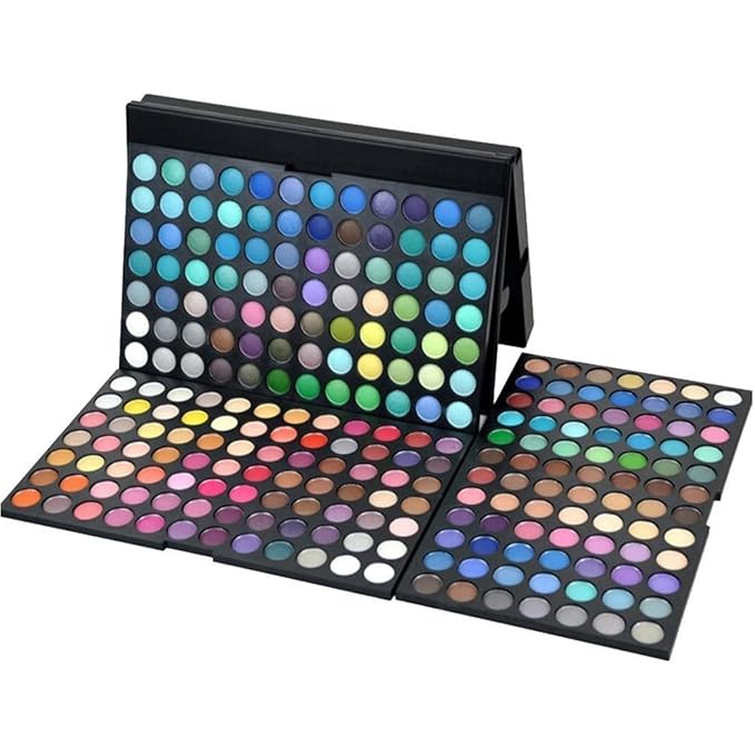 Pro 252 Colors Eyeshadow Makeup Palette Cosmetic Contouring Kit Holiday Makeup Gift Set | Full Makeup Kit for Women Essential Starter Bundle- Ideal for Professional and Daily Use