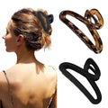 Big Hair Claw Clips, 4.3 Inch Large Non-Slip Unbreakable Hair Clip Claw for Women Thick Curly Long Hair, 2 Pack