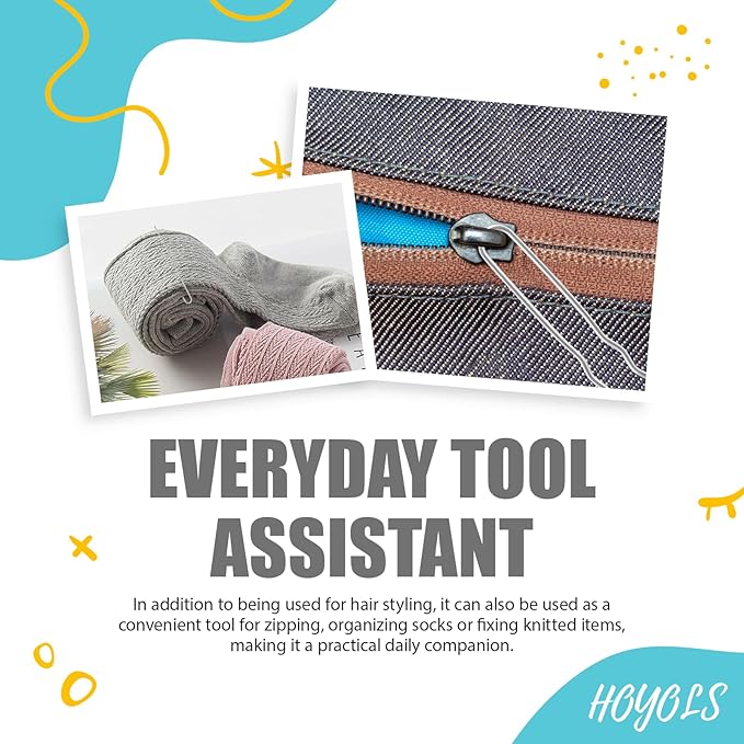 Hoyols U Shaped Hair Pins, Assorted Size Hair Bobby Pins, Metal Curved Curly Bun Clips Crimped Design with Ball Tips for Women Girls Grips Hairstyle, 150 Count Bulk Pack (Silver)