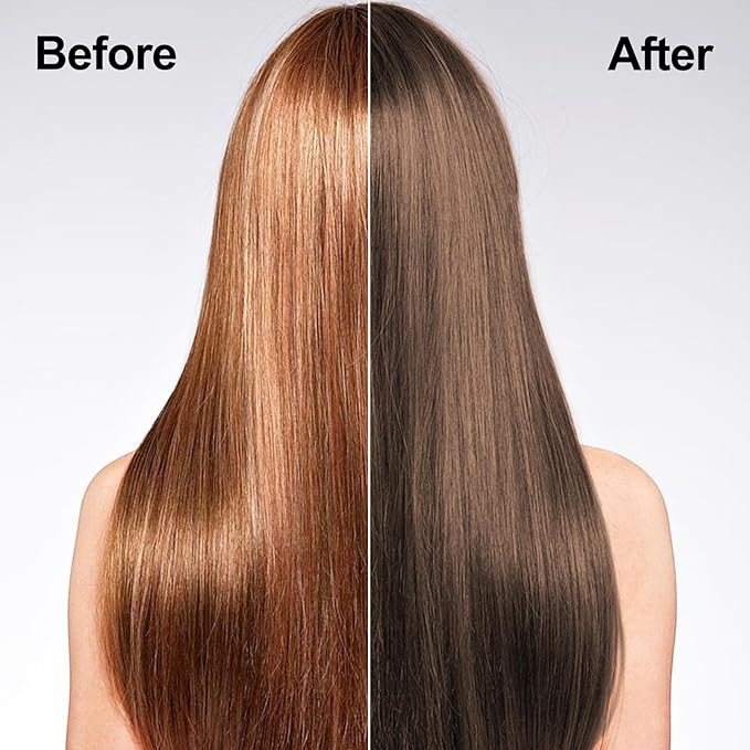 Light Brown Hair Dye, Hair Dye Shampoo for Men and Women, Hair Color Shampoo For Home Use, Shampoo Para Canas, Hair Dye Shampoo 3 in 1, 16.9 Fl Oz (Light Brown)