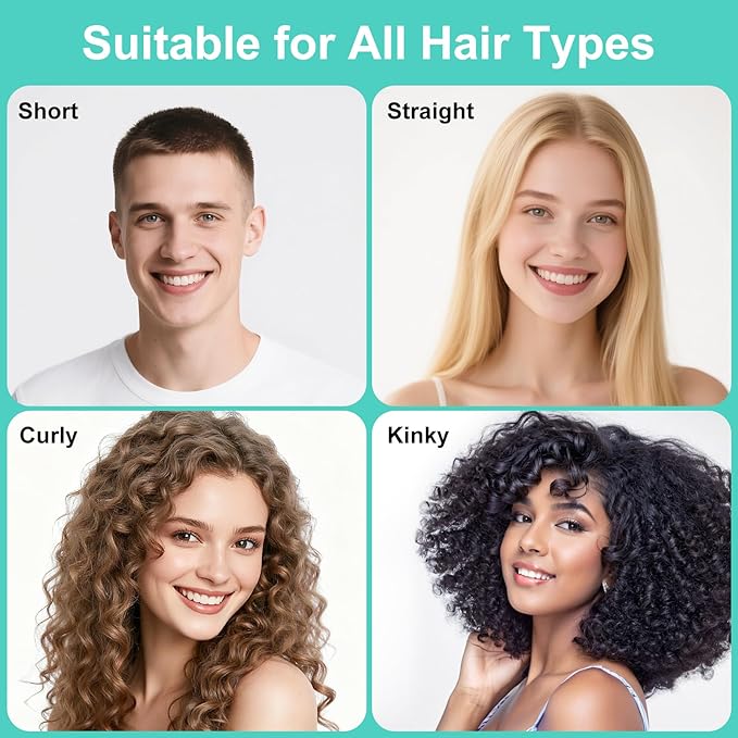 Curly Hair Brush, Curl Defining Brush with Soft Boar Bristles Detangling Tangled Glides, Wide-Teeth Design Effortlessly Shaping & Defining Curls, Curling Definer for Wet & Dry Hair (Green)
