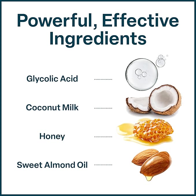 QRxLabs Glycolic Acid Face Wash – Gentle Exfoliating Gel Cleanser for Smoother Looking Skin – Helps Improve Texture & Hydration – Ideal for Blemish-Prone Skin and Ingrown Hairs – 6 oz