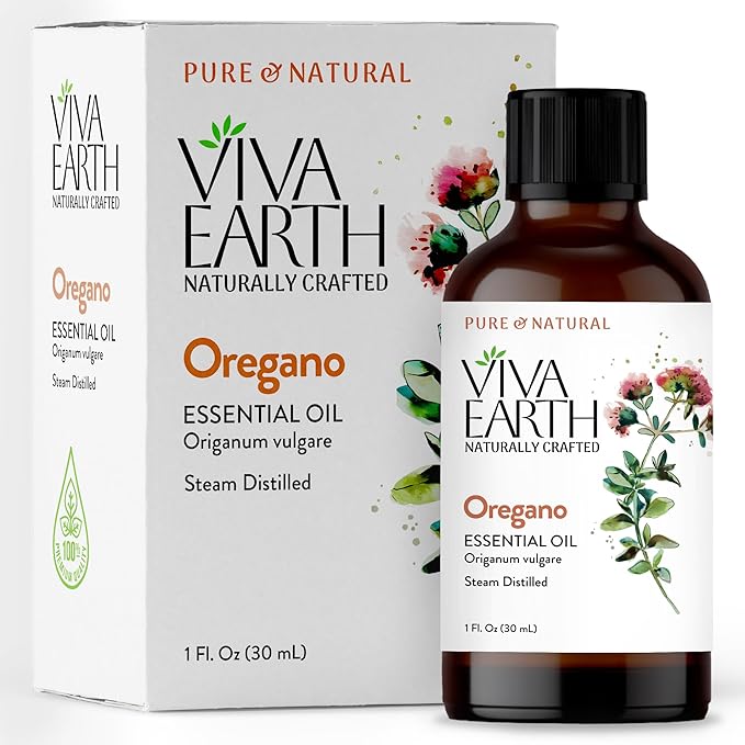 Oregano Essential Oil – Pure and Natural Steam-Distilled Oregano Aroma for Diffusers, Aromatherapy, Hair & Skin DIY Blends, Soap and Candle Crafting – with Dropper, 1 Fl.Oz