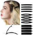 12pcs Hair Barrettes Set for Women and Girls, Hair Clips for Thick Thin Fine Hair, Non-metal Hair Accessories, Non-Slip Grip Handmade Snap Hairpin, BPA Free (LY2)