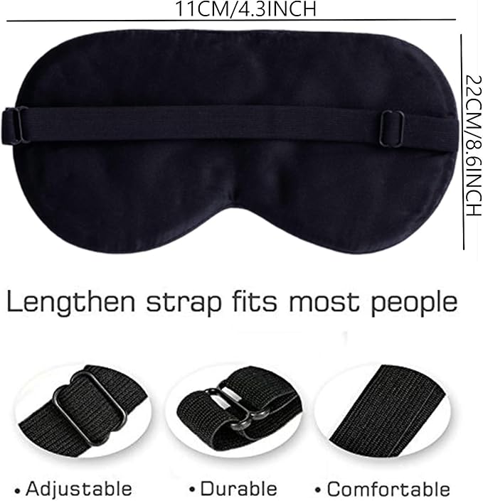 100% Pure Silk Eye Mask Sleep Eye Mask Eye Cover Eyeshade Sleeping Eye Mask Printed Colors (#17)
