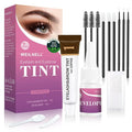 Eyelash & Eyebrow Color Kit, Professional Instant Lash & Brow Color Kit with Natural Results, Easy to Use, Eye Brow & Eye Lash Coloring Set DIY Hair Coloring for Salon Home Use 7ml (Coffee/Dark Brown)