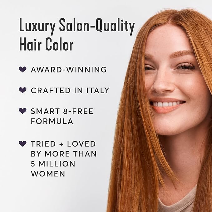 Madison Reed Radiant Hair Color Kit - 6RR Medium Vibrant Cayenne Red (Savona Scarlet) Vivid Color Permanent Hair Dye, PPD-Free & Ammonia-Free, 2 Pack