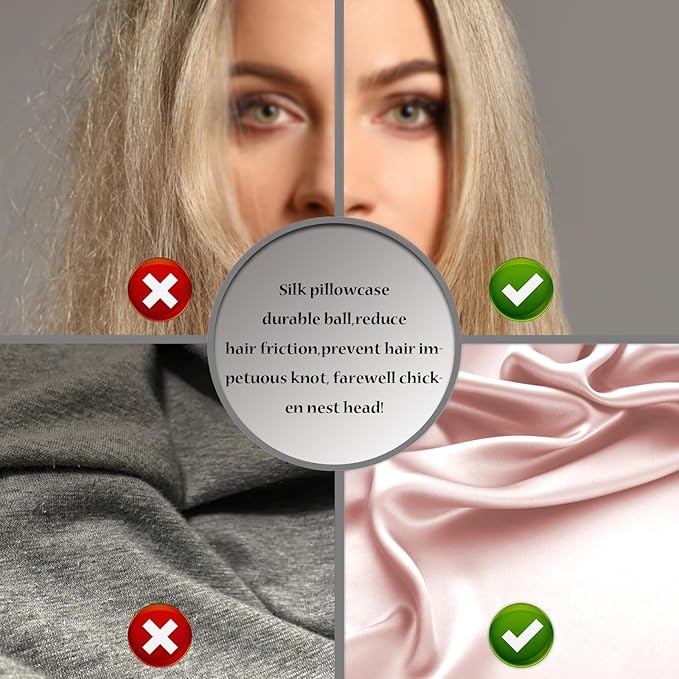 Silk Pillow Cases 2 Pack Soft Breathable and Sliky King Size Pillow Cases Set of 2,Natural Mulberry Satin Silk Pillowcase with Hidden Zipper for Hair and Skin (Coral,20"X 36",2pcs)