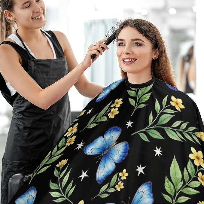 Hairdresser Cape with Neck Clasp for Coloring/Perming/Styling