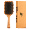 Hair brush for Men and women,Wet Brush with Wooden Handle, Curly Hair brush, Air Cushion Brush, Wooden Paddle for Thick/Thin/Fine, Wet & Dry Styling, Square Large brush