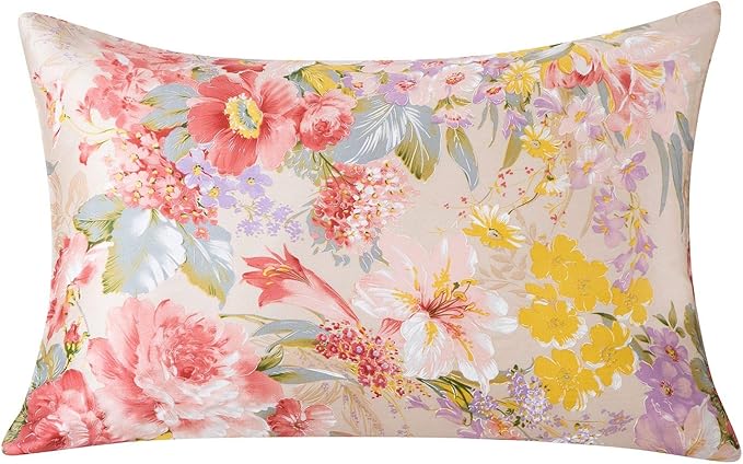 SLPBABY Silk Pillowcase for Hair and Skin with Hidden Zipper Print (Queen, Pattern16)