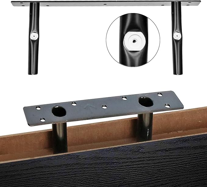 QEEIG Floating Shelves for Wall Bathroom Shelf Bedroom Kitchen Living Room Farmhouse Small Book Shelf 16 inch Set of 4, Black (015-B4)