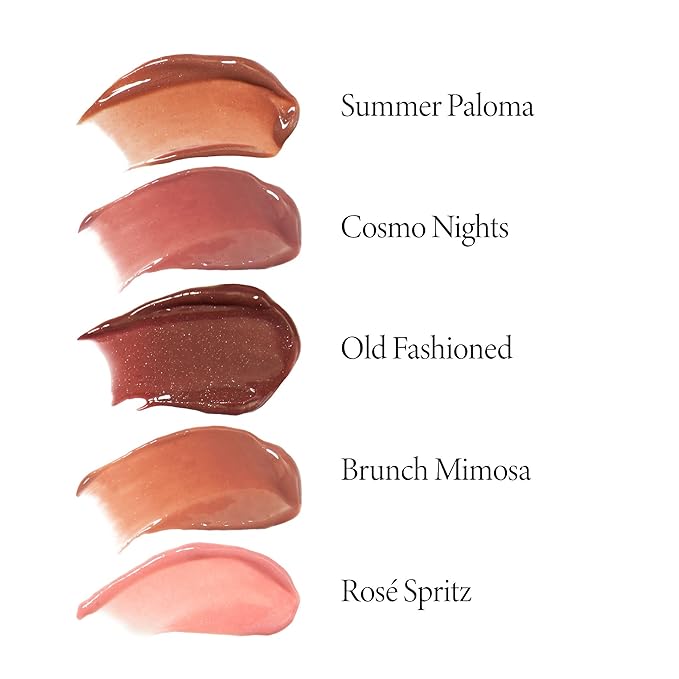 LAURA GELLER NEW YORK Italian Marble Glossy Lip Tint - Moisturizing Lip Gloss - Enriched with Shea, Mango and Cocoa Butters (04 Old Fashioned)