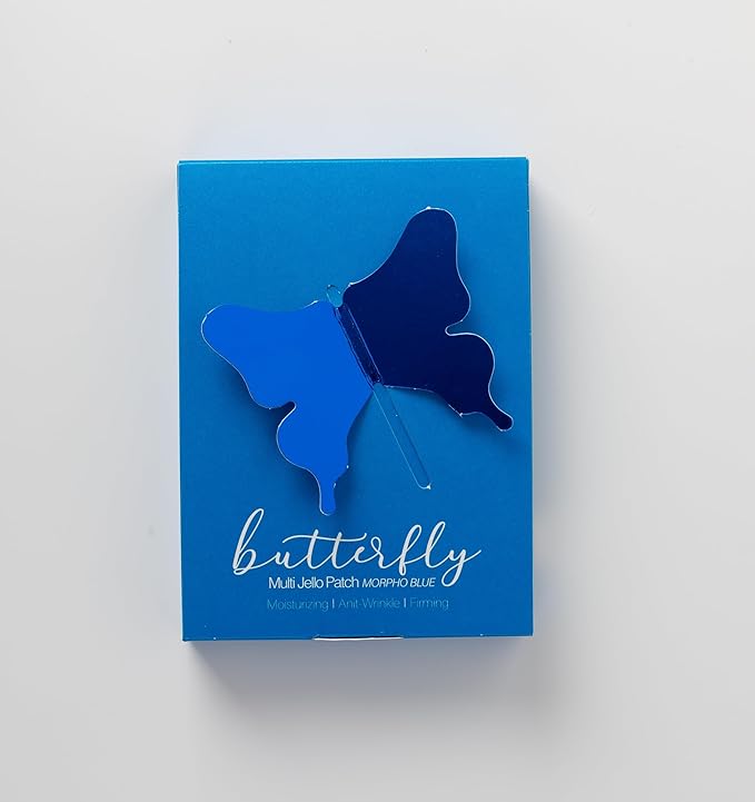 Butterfly Multi Jello Patch morpho blue
