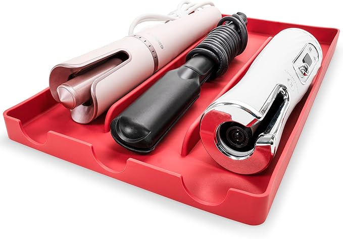 Hot Tools Organizer | Heat-Resistant Mat for Styling Tools up to 428°F | Drawer Organizer | 14.75" x 9.5" x 1"