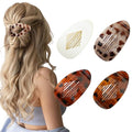 4 PCS Flat Large Hair Clips for Women, Duck Billed Lay DownHair Claw Clips, Strong Hold Matte Hair Barrettes for Women Thin Hair, Duck Billed Lay Down Hair Clips, designed for women